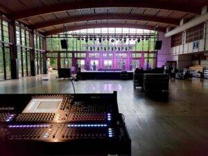 Stage trussing lighitng